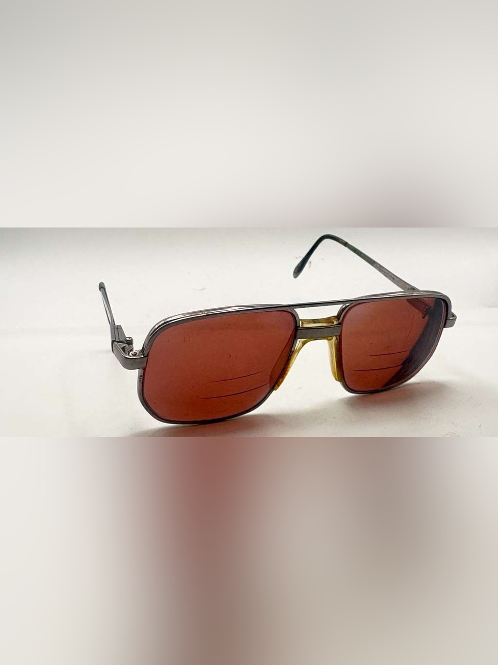 Kenmark Flex-S Gunmetal Pilot Metal Sunglasses Frames Only